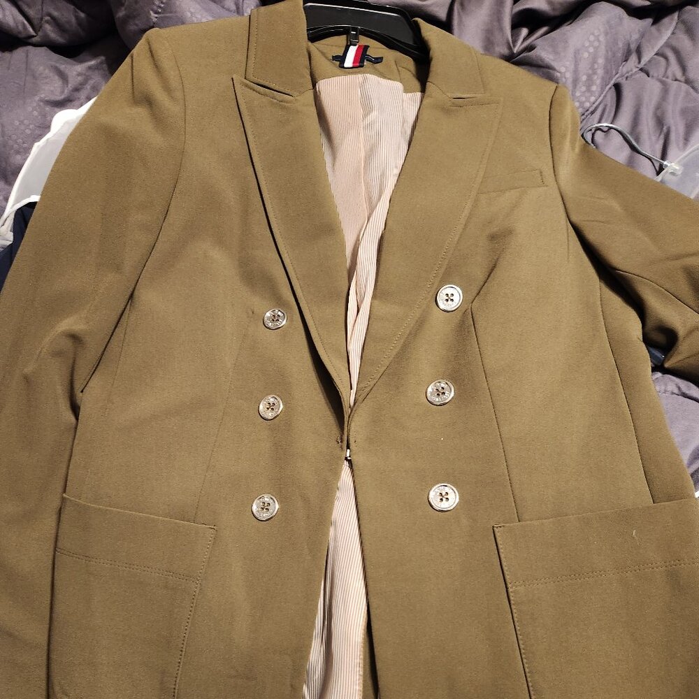 Tommy Hilfiger: Ladies Jacket (size 12, NWT, olive)